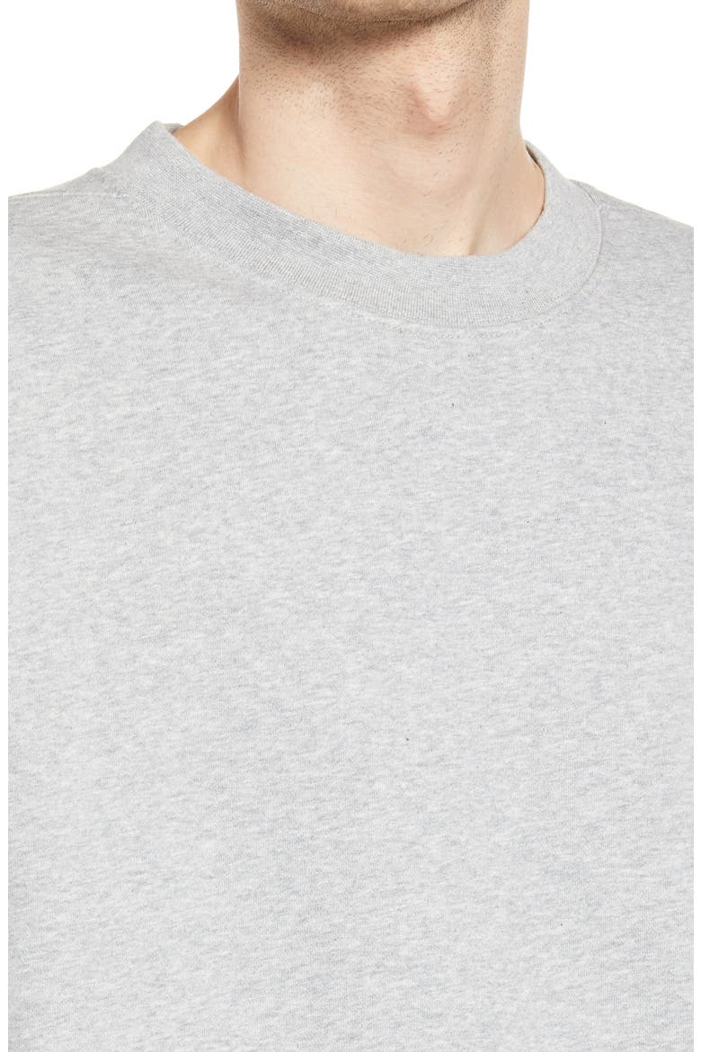 Unisex Fleece Crewneck Sweatshirt, Alternate, color, GREY HEATHER