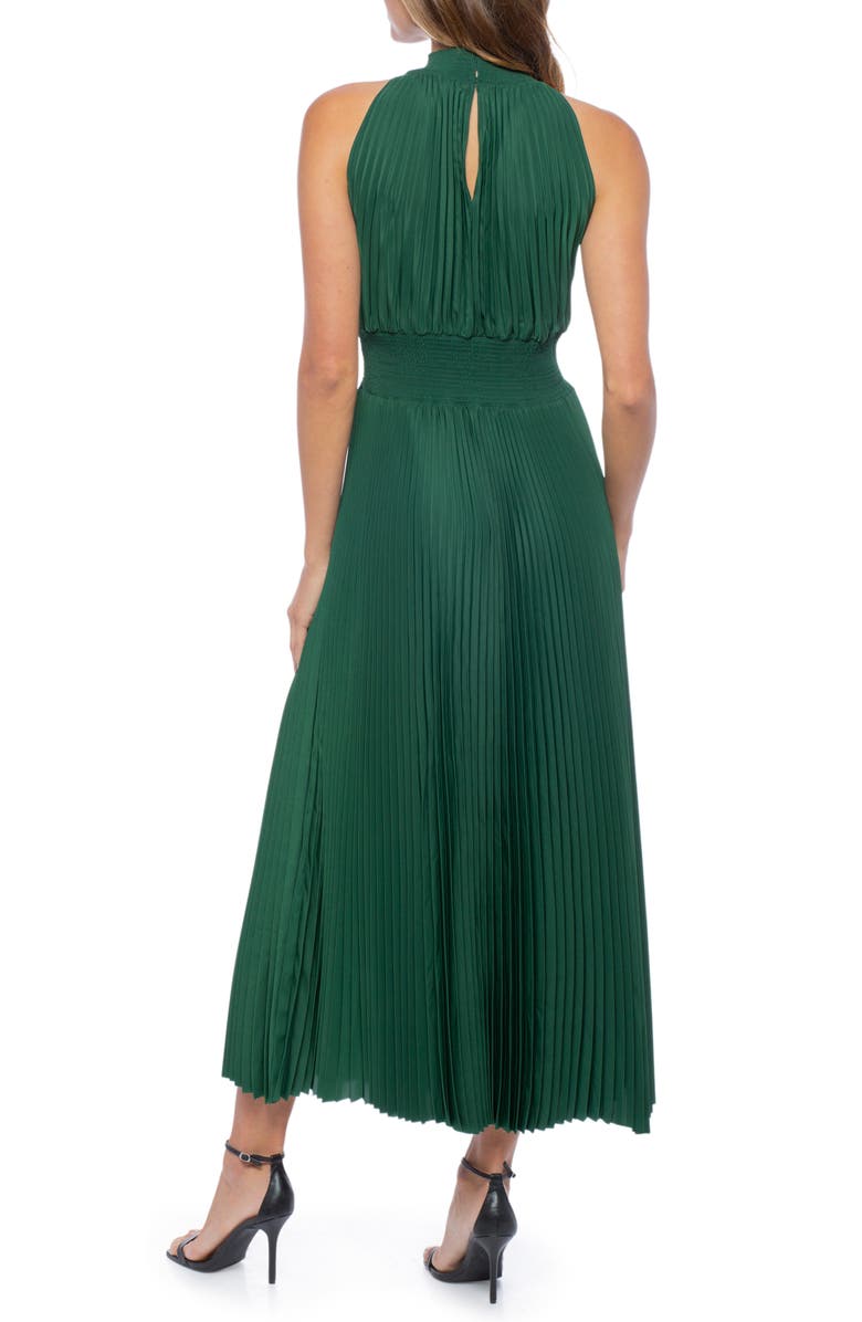 Pleated Midi Dress
