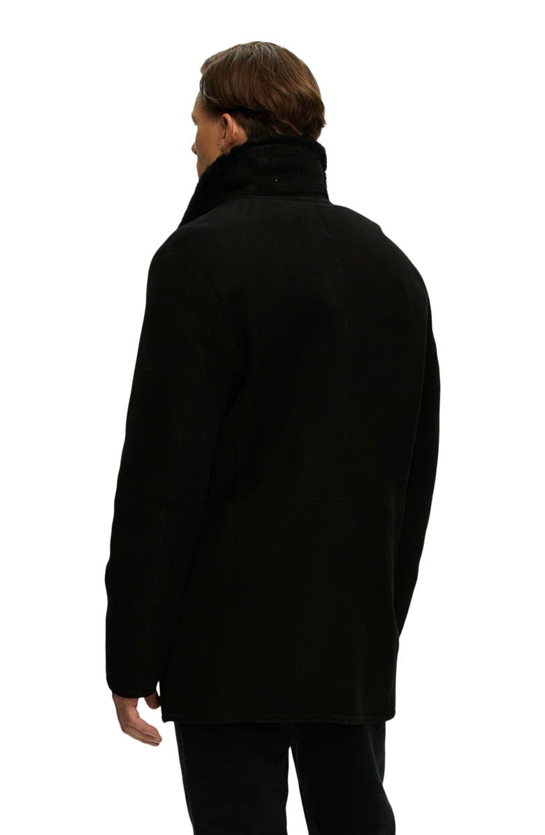 GORSKI Shearling Lamb Jacket, Alternate, color, Black