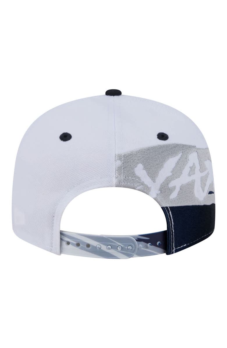 New Era Men's New Era White/Navy New York Yankees 9FIFTY Snapback Hat, Alternate, color, White