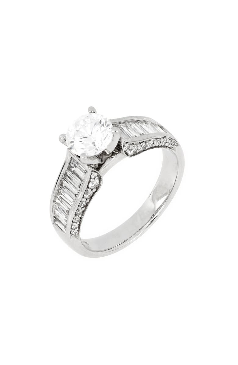 Bony Levy Mixed Diamond Engagement Ring Setting, Main, color,