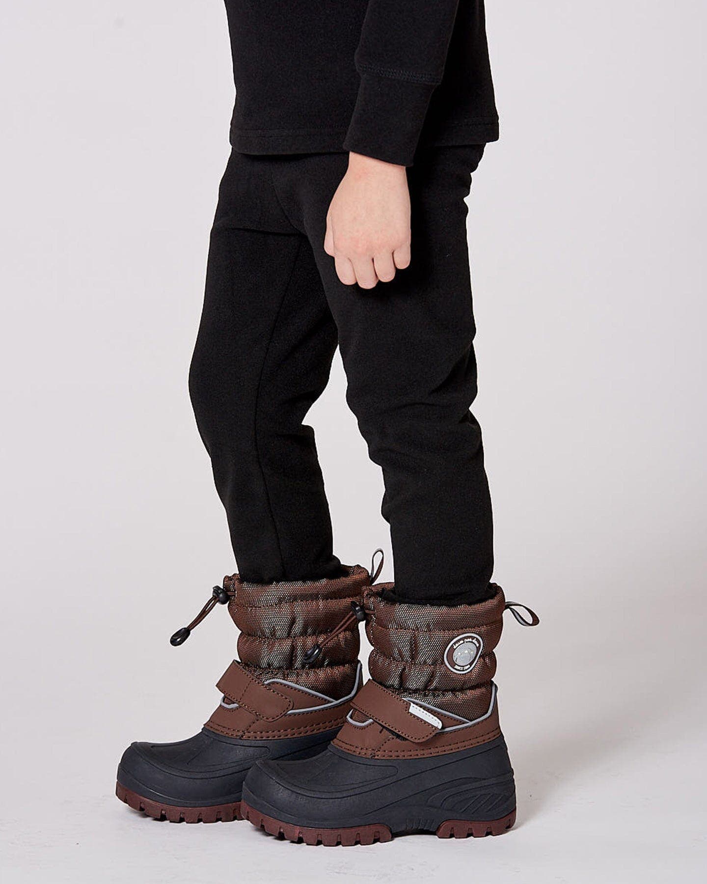 Deux par Deux Kids Gender Inclusive Winter Boots, Alternate, color, Taupe