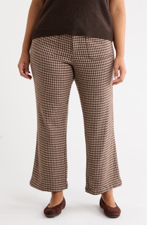 Supernova High Waist Wide Leg Double Knit Pants