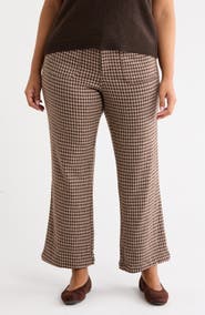 Sanctuary Supernova High Waist Wide Leg Double Knit Pants