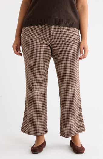 Supernova High Waist Wide Leg Double Knit Pants