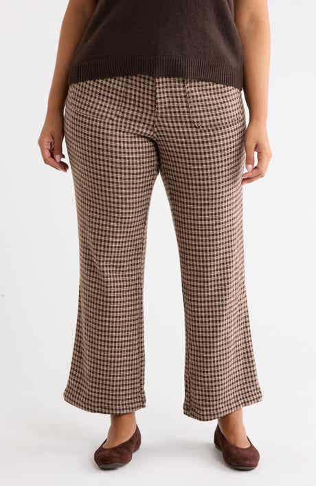 Supernova High Waist Wide Leg Double Knit Pants