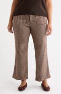 Sanctuary Supernova High Waist Wide Leg Double Knit Pants
