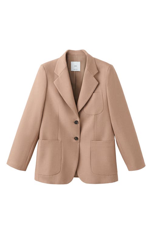 Mango Natalie Blazer In Brown