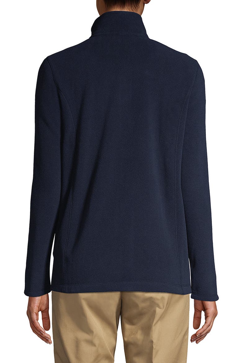 Full-Zip Mid-Weight Fleece Jacket, Alternate, color, Classic Navy