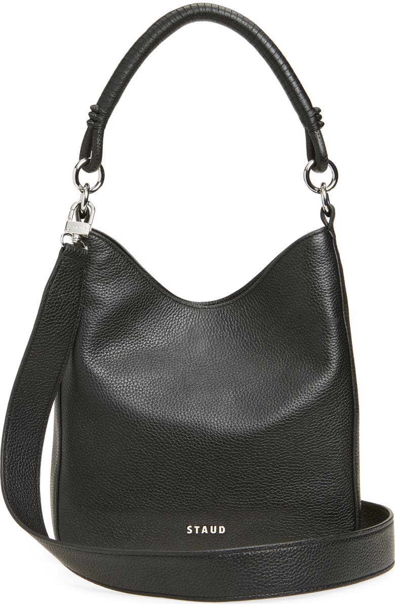 STAUD Mel Leather Shoulder Bag, Alternate, color,