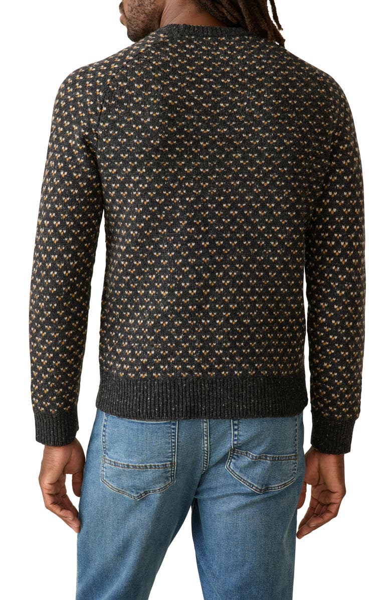 Faherty Donegal Crewneck Wool Sweater, Alternate, color, 