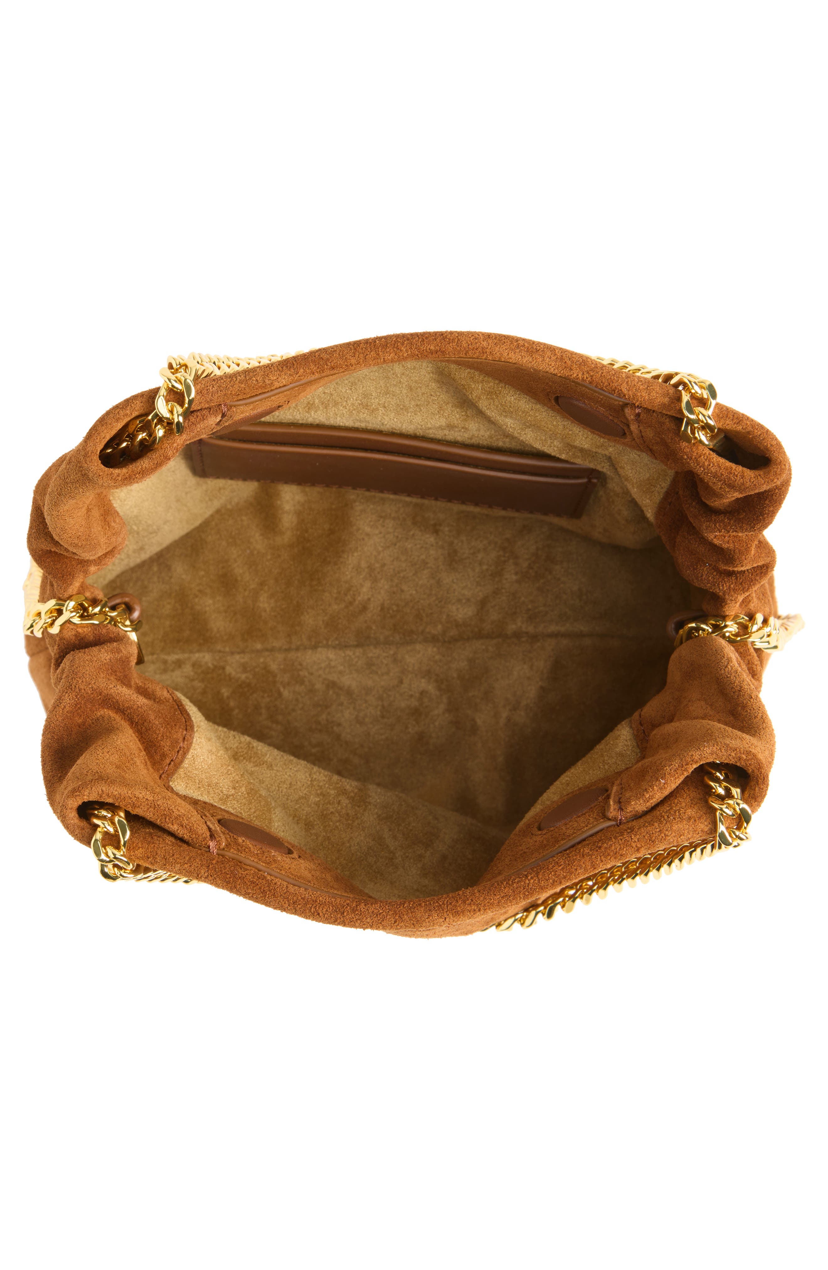 Small Slouch Suede Shoulder Bag, Alternate, color, TOBACCO