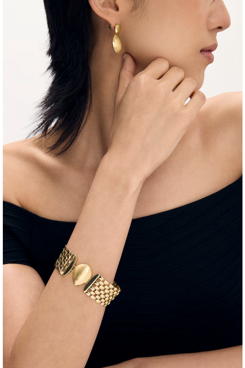 Serra Chain Bracelet, Alternate, color, GOLD