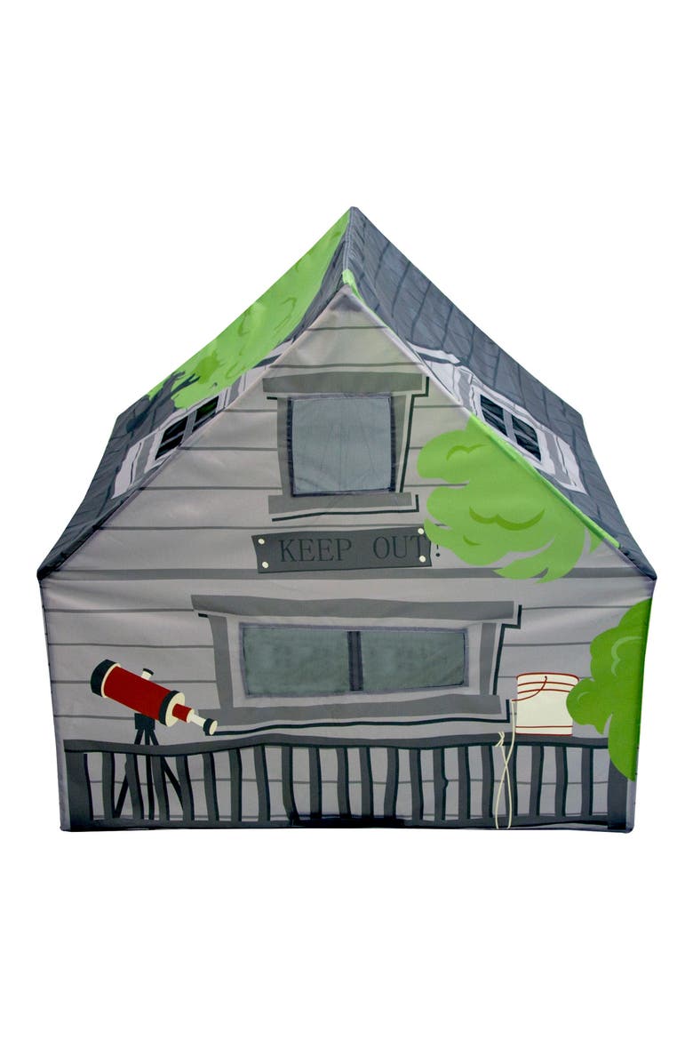 Treehouse Hideaway Playhouse Tent, Alternate, color, GREEN
