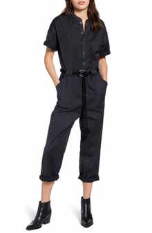 AG Emery Rope Tie Belt Cotton Jumpsuit