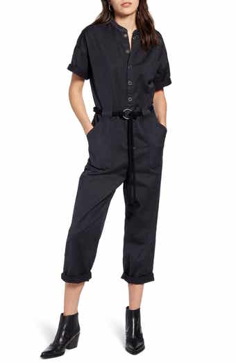 AG Emery Rope Tie Belt Cotton Jumpsuit