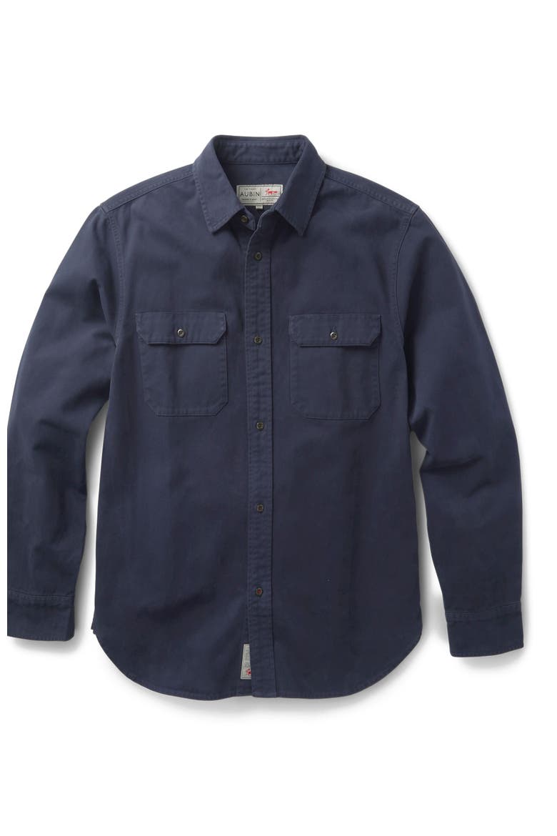 Normanby Button Up Shirt, Alternate, color, Navy