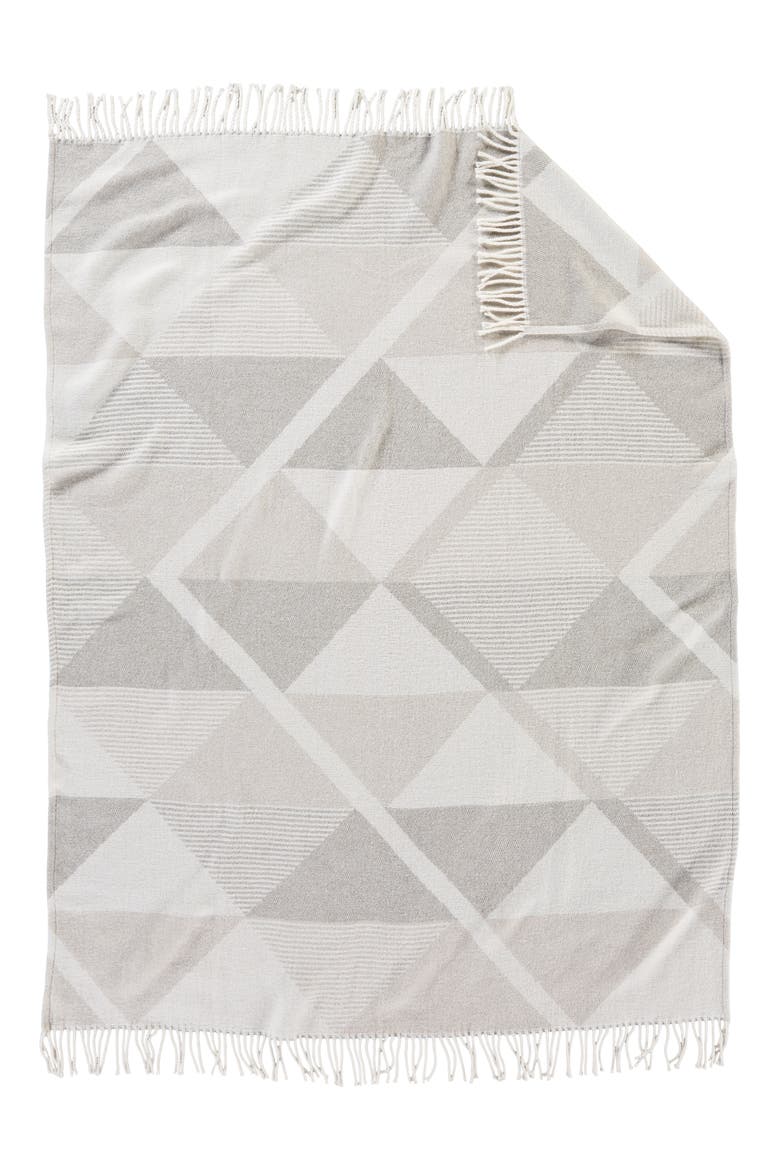 Serrado Throw Blanket, Alternate, color, GREY