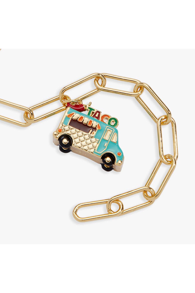 Taco Truck Toggle Bracelet, Alternate, color, Gold