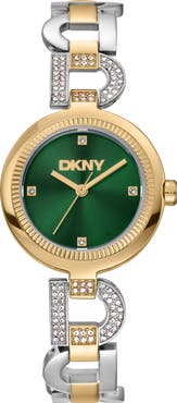 DKNY Logo Chain Bracelet Watch