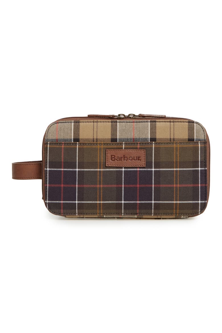 Mixed Tartan Dopp Kit, Main, color, MIXED TARTAN