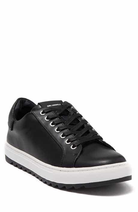 KARL LAGERFELD PARIS Leather Low Top Sneaker
