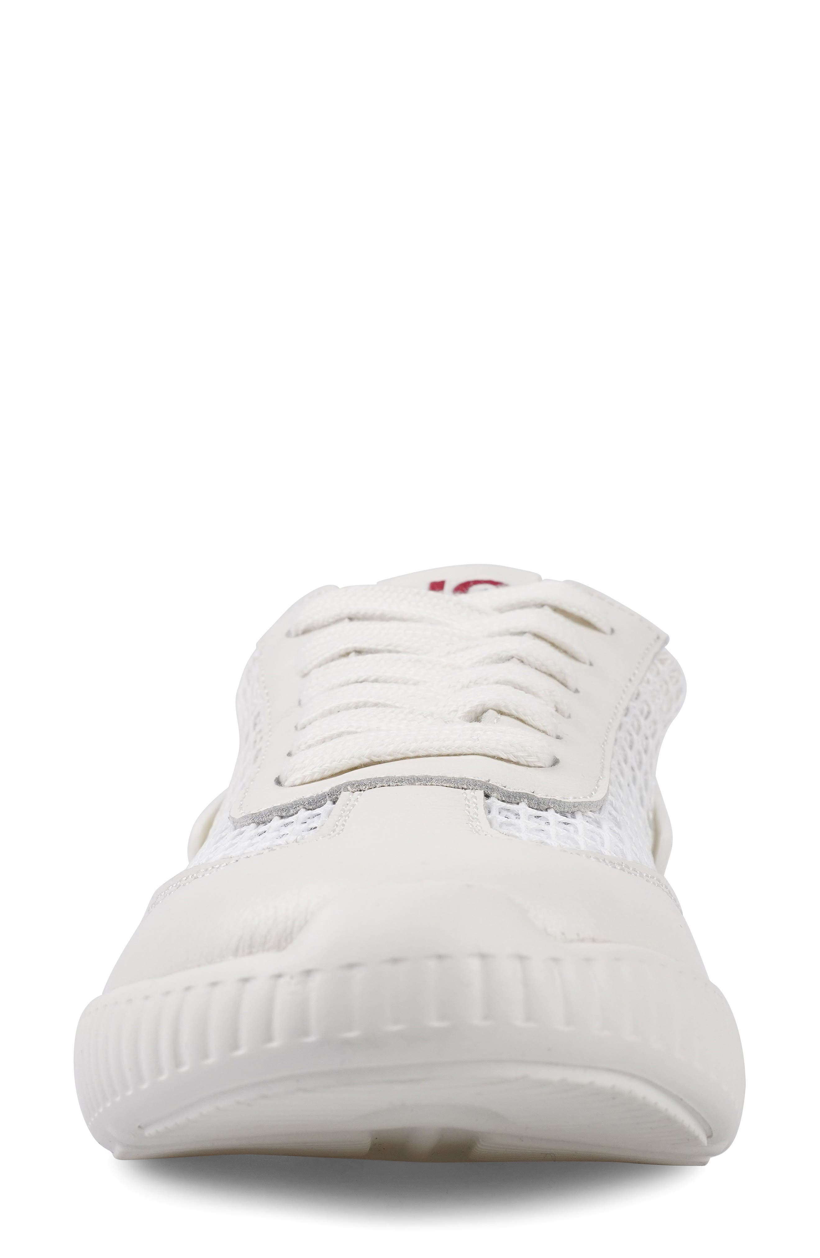 Alinna Sneaker, Alternate, color, WHITE FABRIC