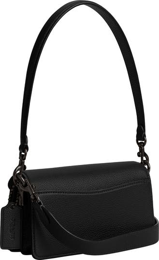 Tabby Polished Pebble Leather Shoulder Bag