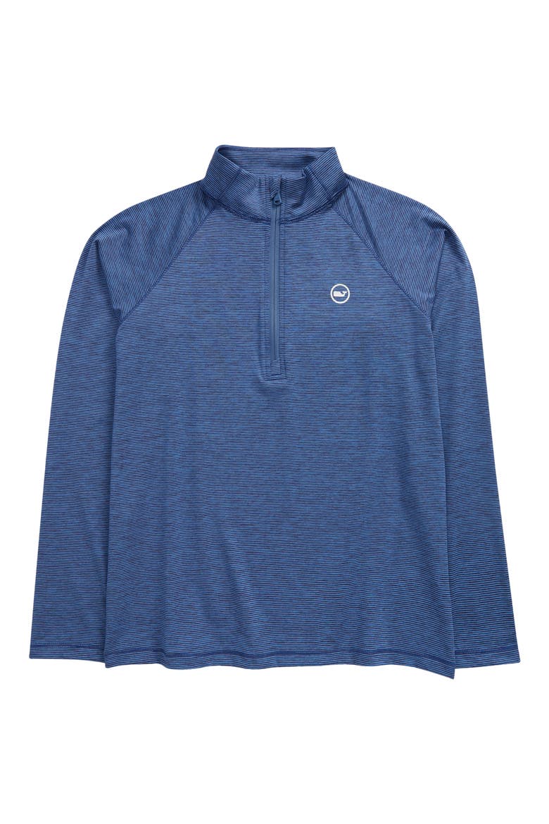 Sankaty Stripe Performance Pullover, Main, color, BLUE DEPTH TEJEDA