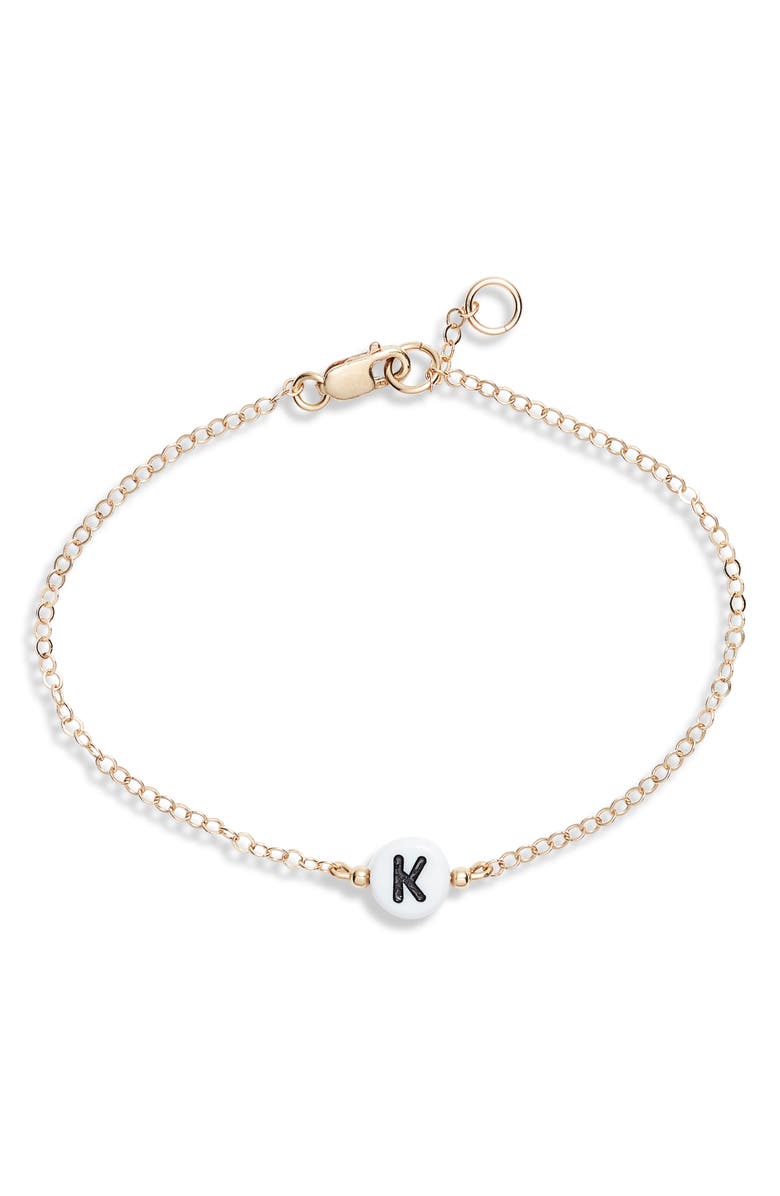 Ryan Porter Initial Chain Bracelet, Main, color, 