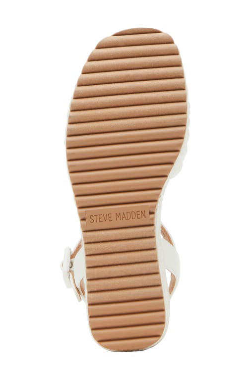 Steve Madden Kids' Jcookie Platform Sandal In White