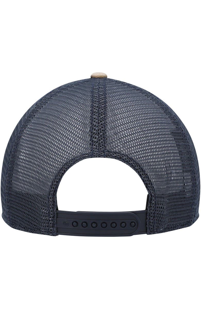 '47 Men's '47 Khaki Chicago Bears Dial Trucker Clean Up Snapback Hat, Alternate, color,