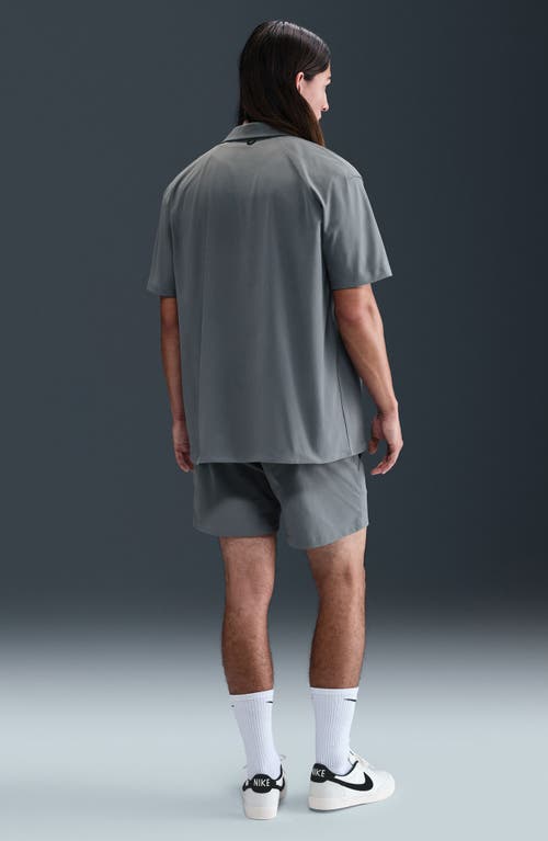 Nike 24.7 Perfectstretch Dri-fit Short Sleeve Button-up Shirt