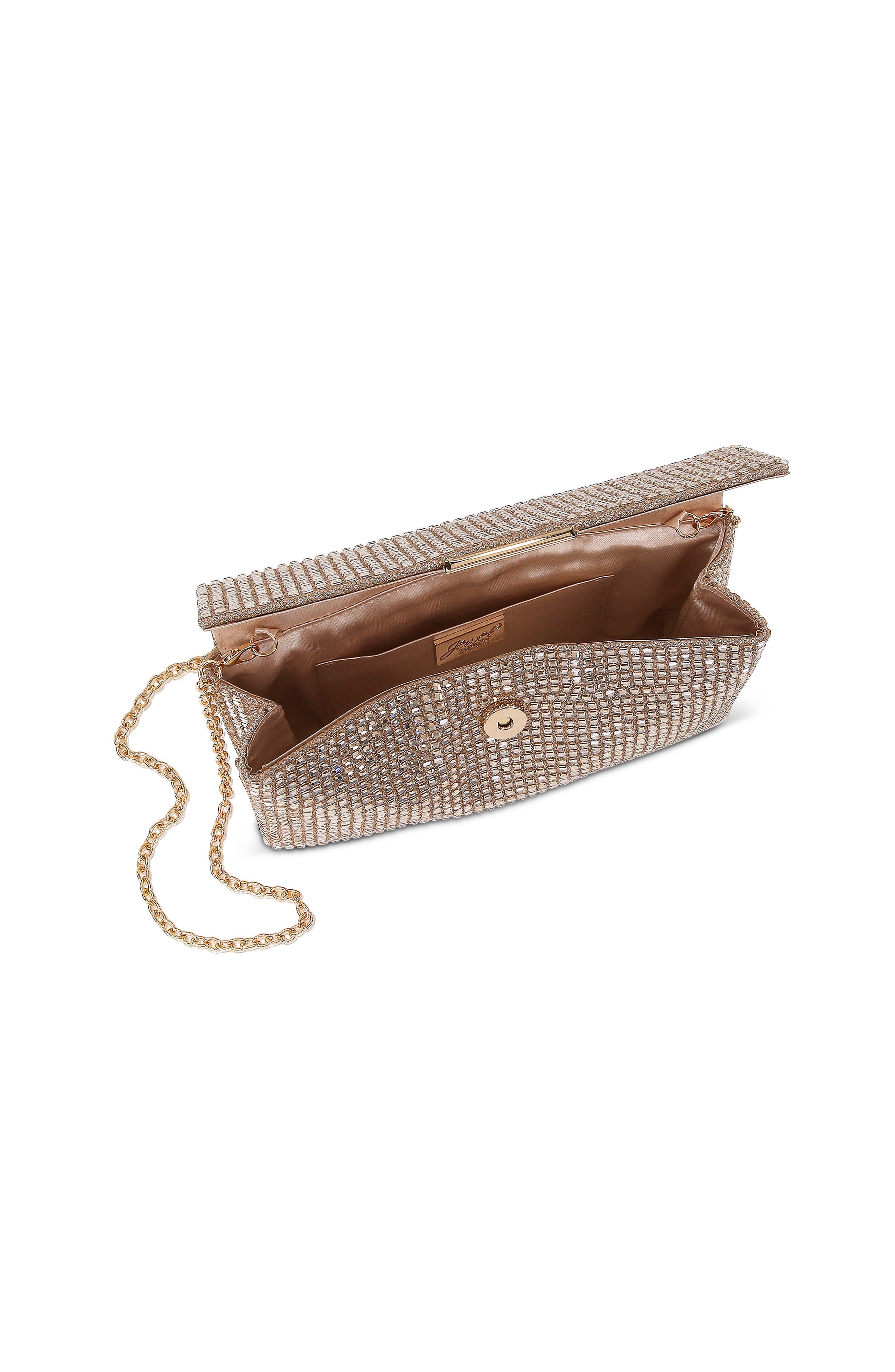 Jayden Crystal Envelope, Alternate, color, Gold