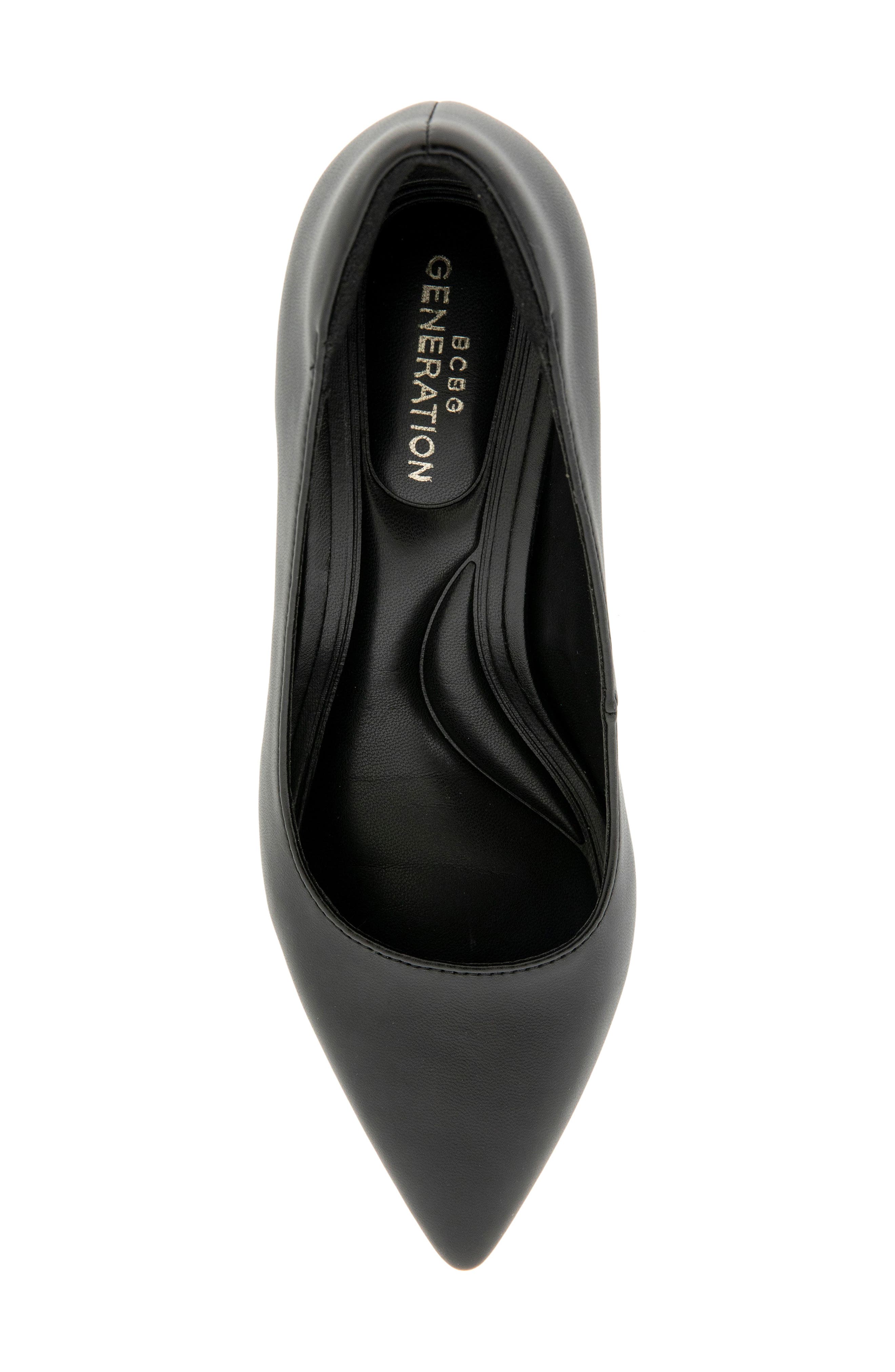 BCBGeneration Bissha Kitten Heel Pump - Wide Width Available, Alternate, color, Black
