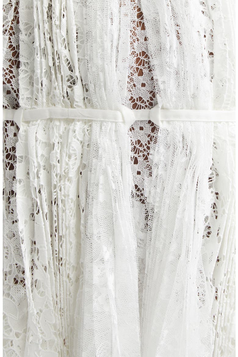 Curtain Lace Miniskirt, Alternate, color, WHITE