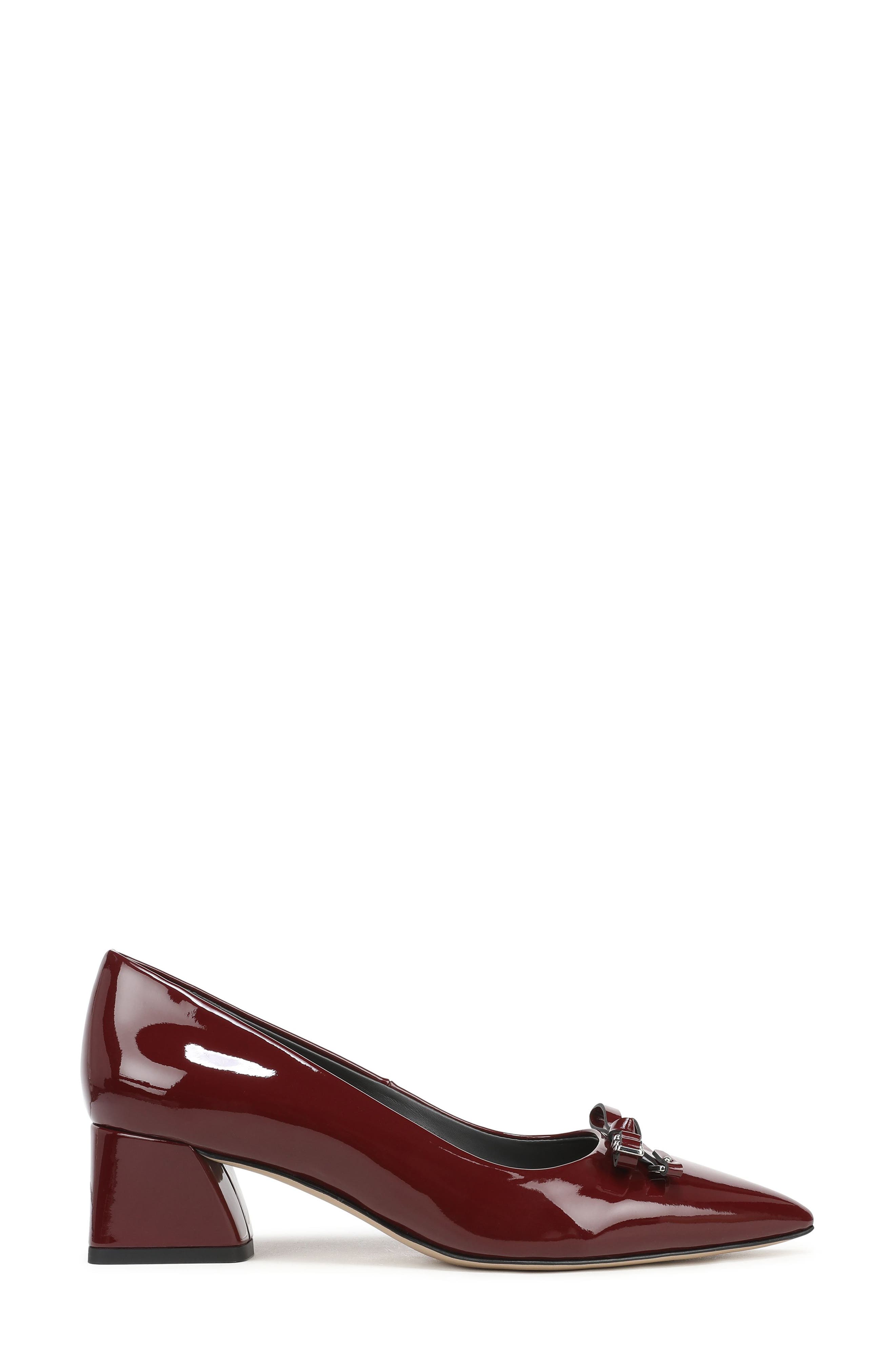 Racer Faux Leather Pump, Alternate, color, RED PU