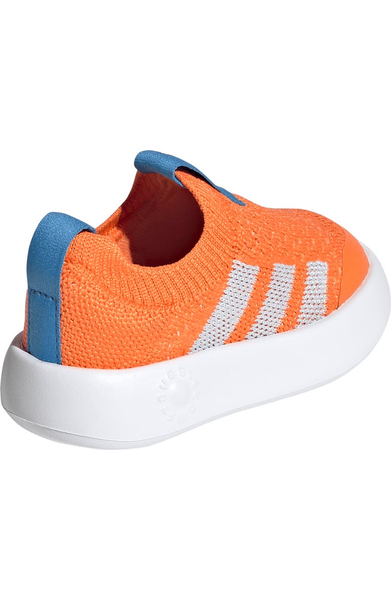 adidas Kids' Bubblecomfy Knit Sneaker, Alternate, color, Orange/ Sky/ Lucid Blue
