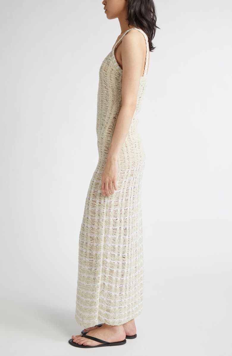 ZANKOV Libiana Stripe Openwork Sweater Dress, Alternate, color, 