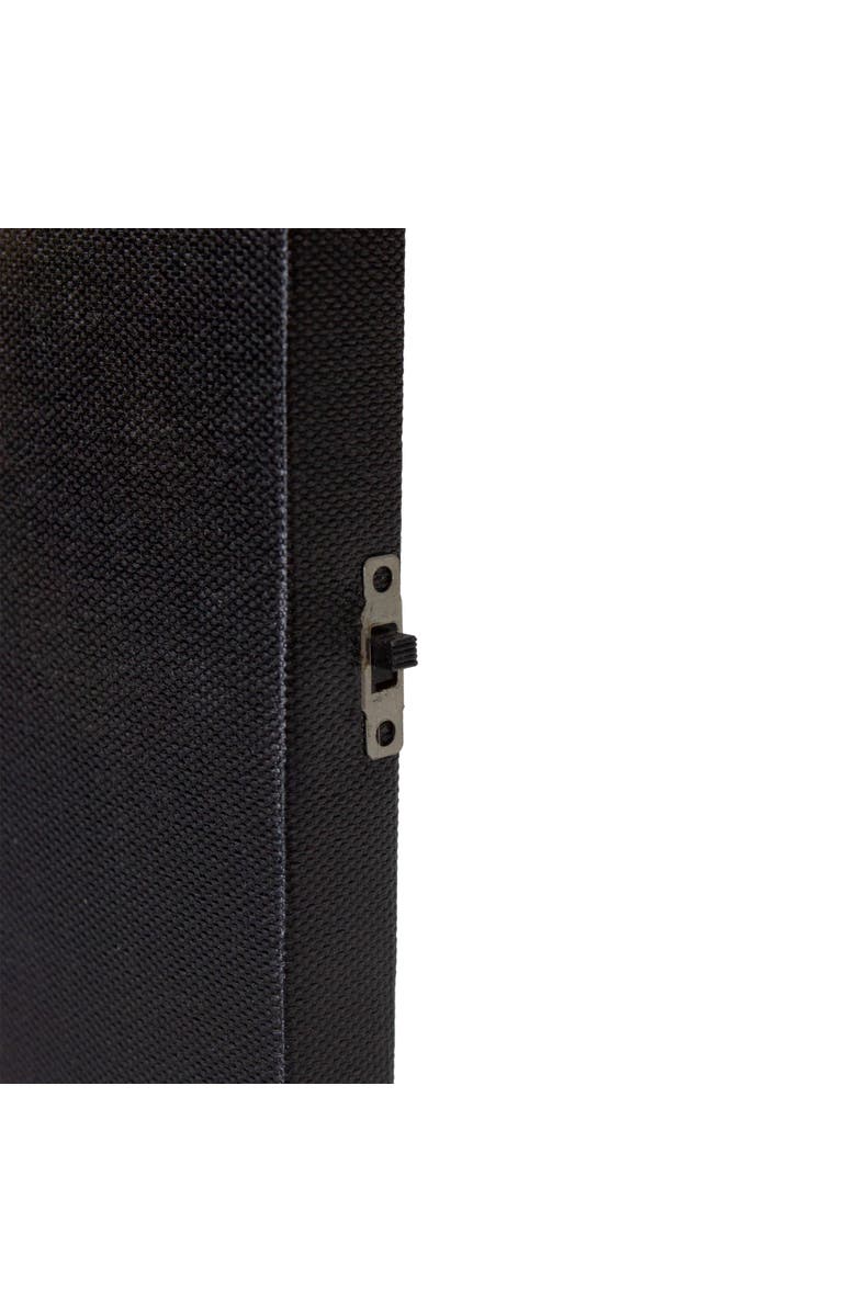 Northlight LED Lighted Flickering Heart-Shaped Candles Canvas Wall Art 15.75", Alternate, color, Black