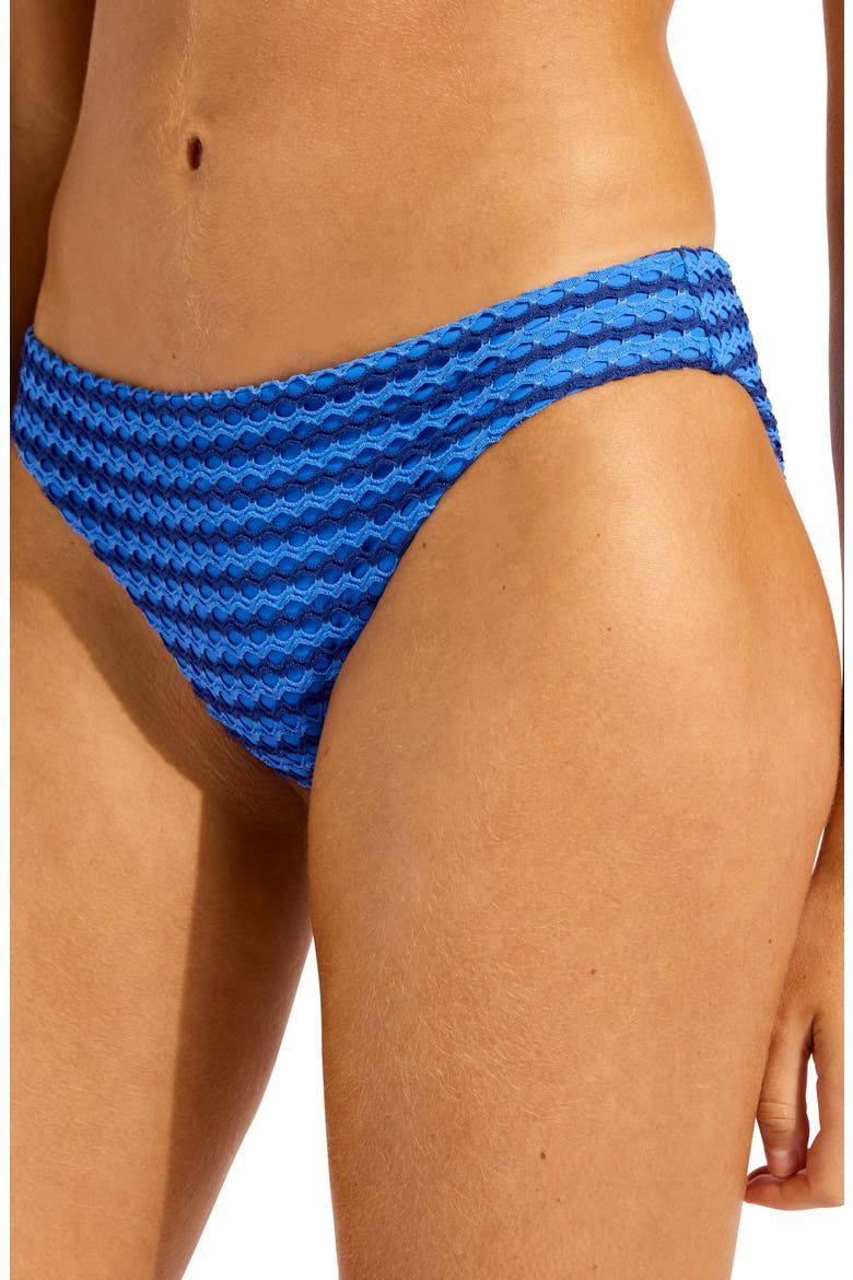 Stripe Bikini Bottoms, Alternate, color, SAPPHIRE