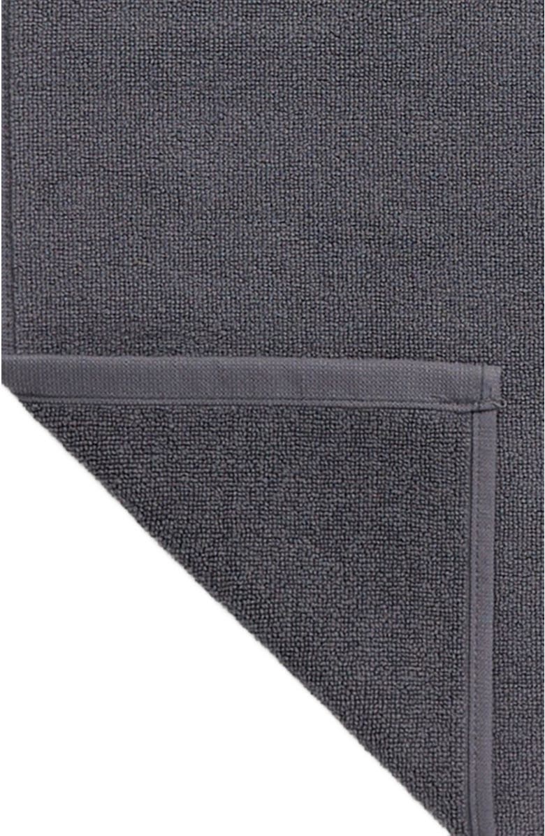 Pact Organic Luxe Bath Mat, Main, color, Charcoal