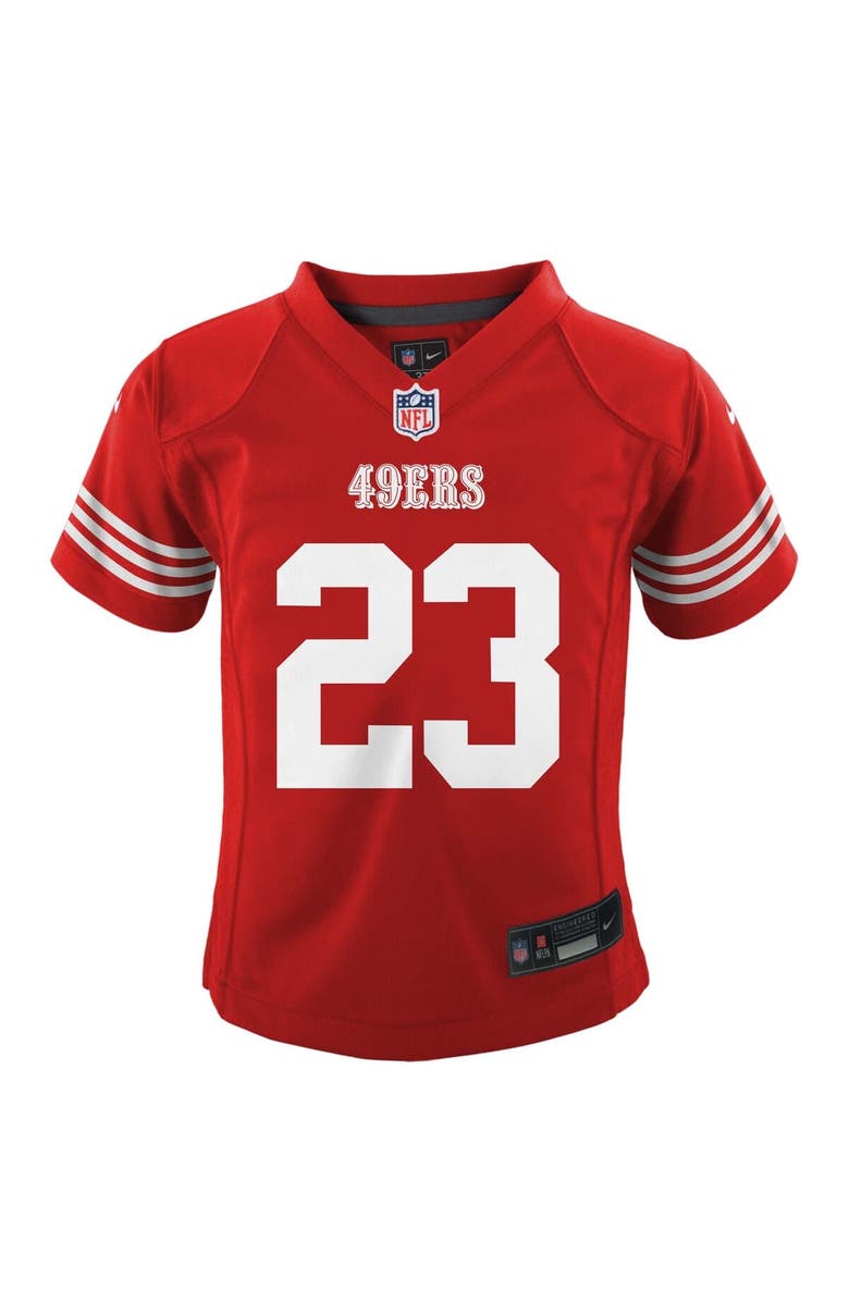 Nike Toddler Nike Christian McCaffrey Scarlet San Francisco 49ers Game Jersey, Alternate, color, Scarlet