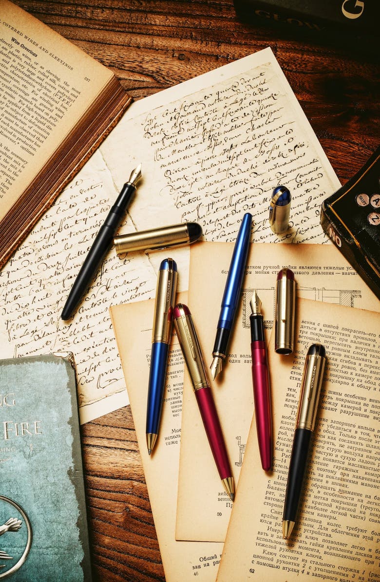 WAHL-EVERSHARP Skyline Red SIlver RollerBall Pen, Alternate, color, Red Silver Trim