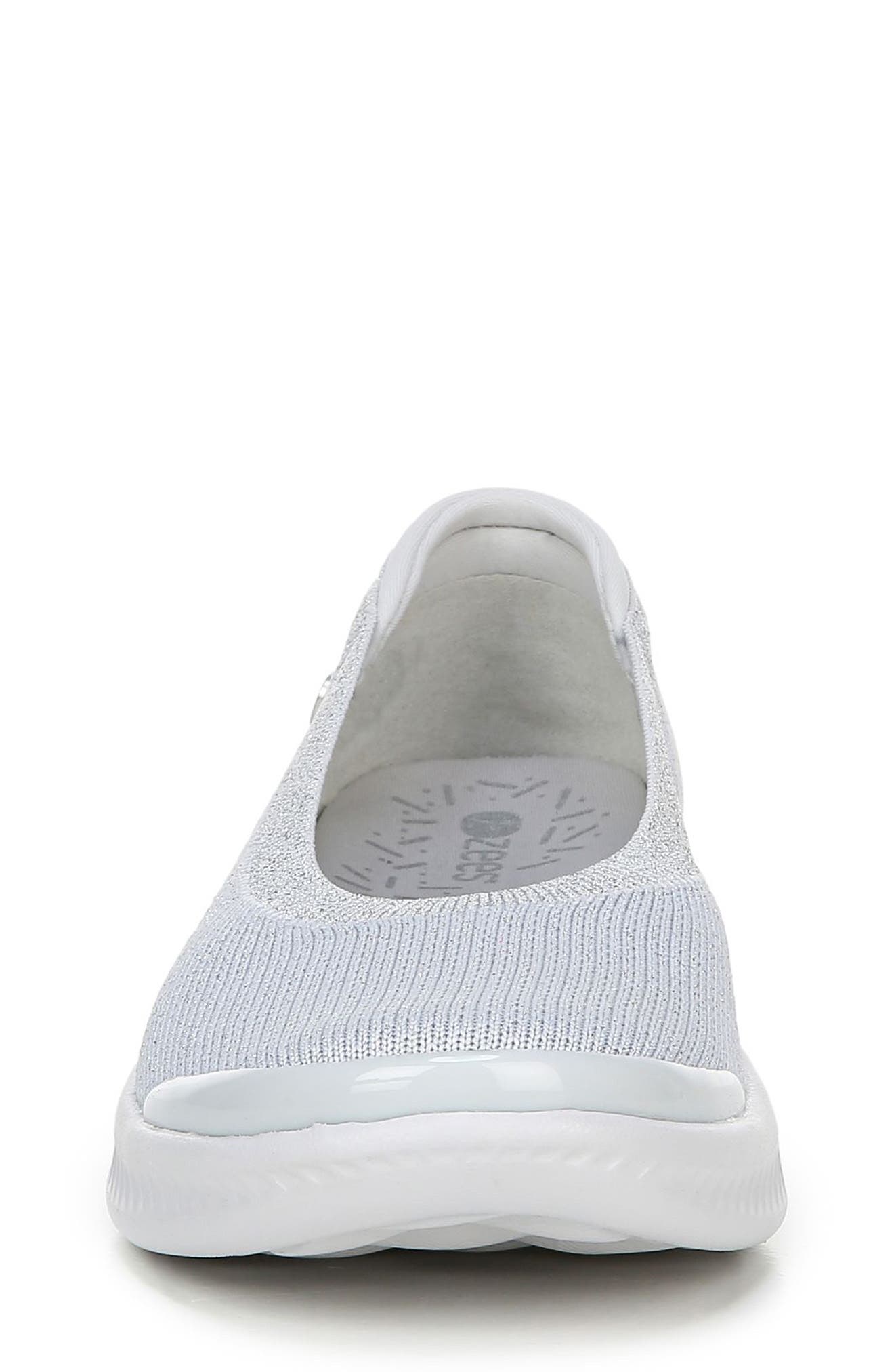 Nutmeg Knit Flat, Alternate, color, GREY SILVER FABRIC