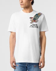 PHILIPP PLEIN Round Neck T-Shirt Eagle Montecarlo Men