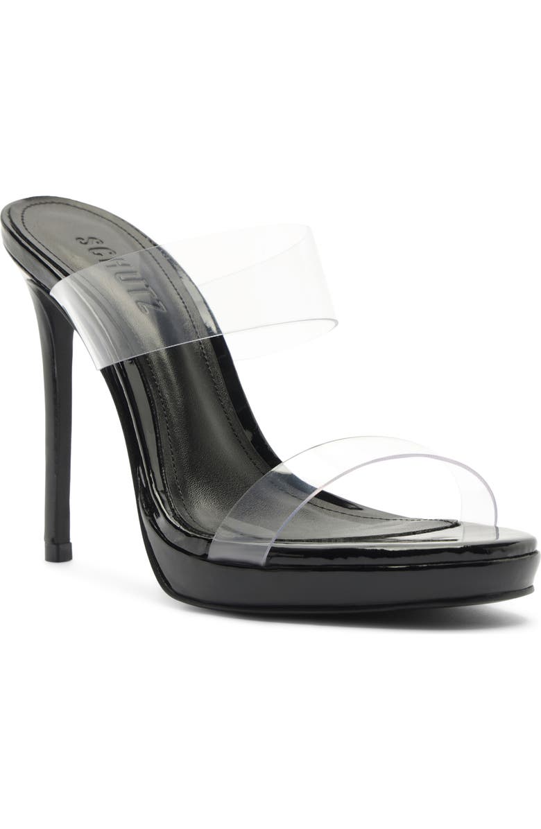 Schutz Ariella Platform Sandal, Main, color, Black