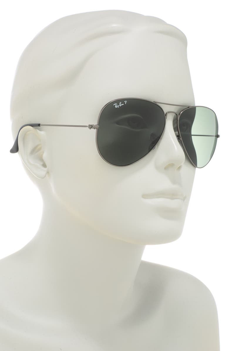 Ray-Ban 58mm Original Aviator Sunglasses, Alternate, color, 
