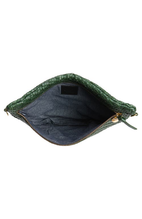 Clare V . Large Woven Leather Belt Bag