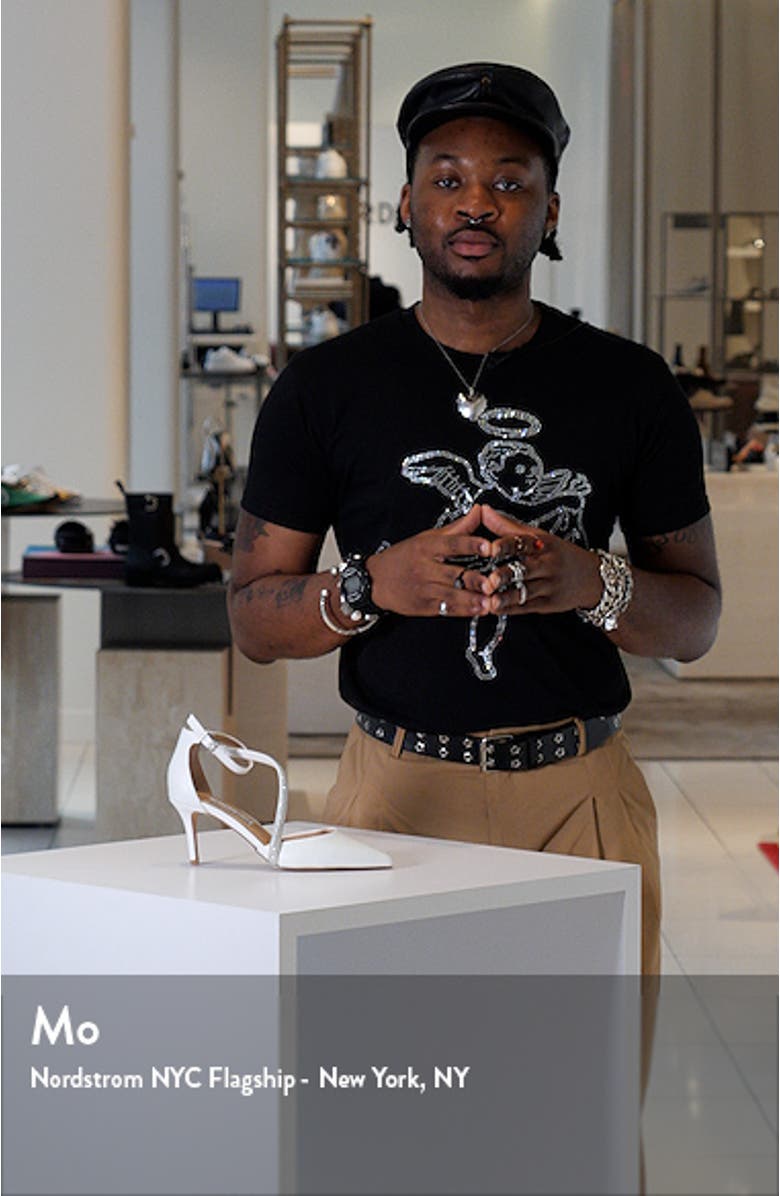 Adorn Ankle Strap Pointed Toe Pump, sales video thumbnail